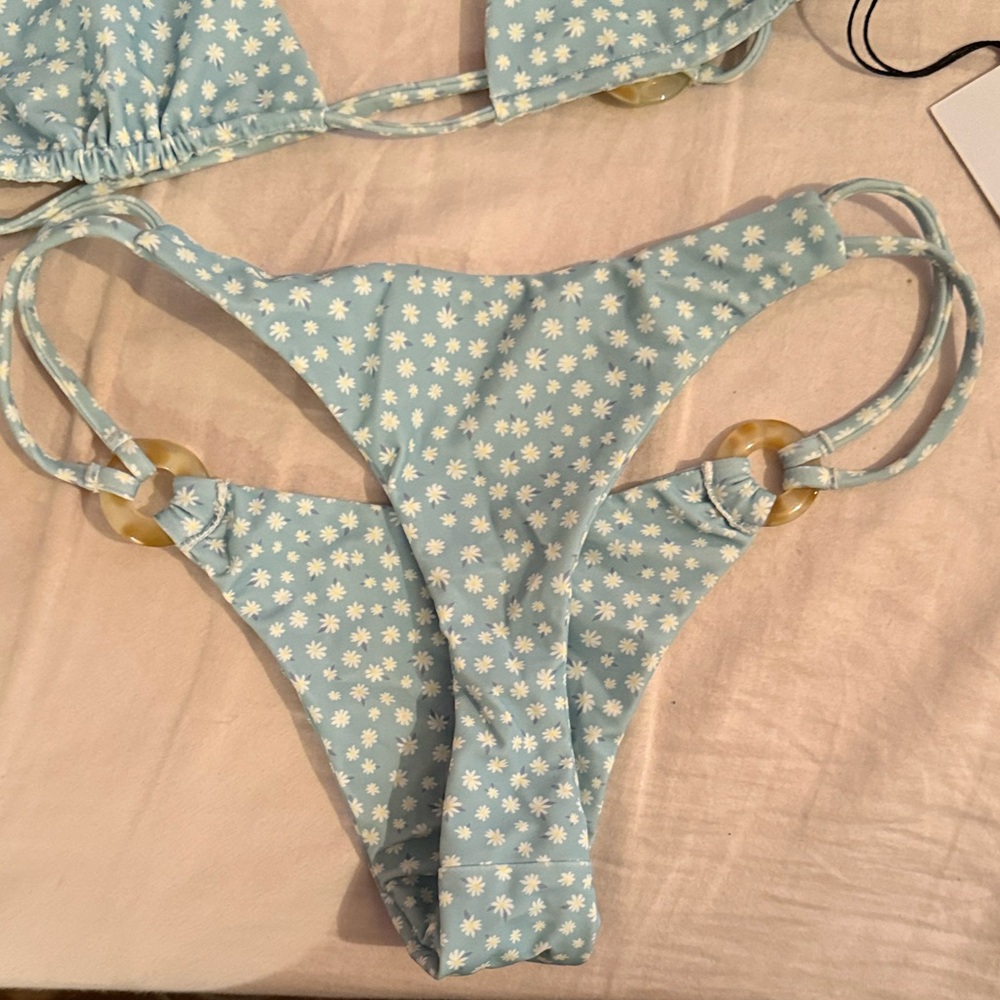 Aila Blue Tangiers Margarita Bikini Floral Blue - Picture 6 of 8